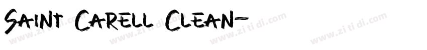 Saint Carell Clean字体转换